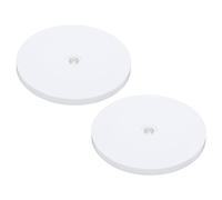 PATIKIL 6" Pesante Rotante Girevole Supporto con Acciaio Sfere Cuscinetti 2pz 360° Rotazione Giradischi Lazy Susan Base per Grande Schermo TV Computer Monitor Bianco