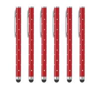 PATIKIL 6 Pezzi Penna Stilo Per Schermi Touch Stilo Capacitivo Rosso