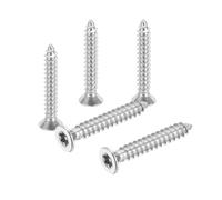 PATIKIL 60 Pcs Testa Piatta Torx M3 x 20mm Torx Drive Viti Autofilettanti