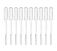 PATIKIL 64 Pezzi Pipette Da 0.2 ml Pipette Di Plastica Monouso Pipette | Di Trasferimento, Pipette Tarate, Contagocce Di Plastica, Con misura, Per Laboratorio Scientifico, Resina DIY Trucco Olio