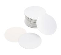 PATIKIL 65mm/2.56" Alluminio Foglio Cappuccio Rivestimento, 50pz Resistente Manomissione Induzione Calore Sigillante Sigillatura Rivestimenti per PET Plastica Bottiglia Barattolo Coperchio