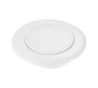 PATIKIL 68mm OD Foro Tappi, 1pz PVC Rotondo Tubo Post Blocco Coperchio Tubo Inserto Estremità Tappo per Tubatura Protezione, Bianco