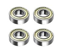 PATIKIL 699ZZ 9mm x 20mm x 6mm Profonda Scanalatura Sfere Cuscinetti, 4pz Alto Carbonio Acciaio per Potenza Trasmissione