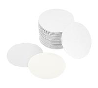PATIKIL 69mm/2.69" Alluminio Foglio Cappuccio Rivestimento, 100pz Resistente Manomissione Induzione Calore Sigillante Sigillante Rivestimenti per Vetro Bottiglia
