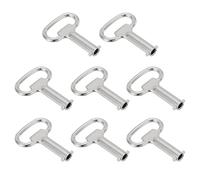 PATIKIL 6mm/0,24" Foro Presa Chiave Chiave 8pz Zinco Lega Elettrico Armadio Gas Contatore Acqua Interruttore Sicurezza Chiave per Armadietto Pannello Serratura