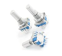 PATIKIL 6mm D Albero 360 Gradi Rotativo Encoder, 3pz con Premi Pulsante per Fai da Te Elettrico Collegamento