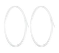 PATIKIL 6mm x 5,5 Iarde Stecche per Cucire, 2 Rotoli Stecche Acciaio a Molla Bianco per Corsetti, Abiti, Gonne, Biancheria Intima e Artigianato