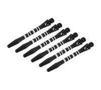 PATIKIL 6pz 45mm Dardo Alberi Medio 2BA Filetto Alluminio Argento Tono Nero | Dardo Gambi, Dardo Accessori Lancio Raccordo, per Acciaio Punta