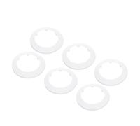 PATIKIL 6pz Coperture Copri Tubi per Tubo Acqua 75mm Rosetta Termosifoni, Copricalorifero Termosifone Plastica Accessori Termosifoni per Tubi Riscaldamento Scudo Collare Parete, Bianco