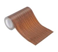 PATIKIL 6x15' Nastro Riparatore Effetto Legno, Nastro Autoadesivo Realistico con Texture per Riparazioni di Pavimenti Porte Mobili Armadi Scrivanie, Rovere Marrone Scuro
