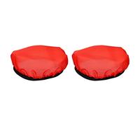 PATIKIL 7" 18cm Morbido Diffusore Lampada Copertura, 2pz Panno Diffusore Strobo Riflettore Lampada Calzino per Flash Luce Bellezza Piatto Fotografia Studio, Rosso