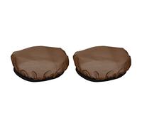 PATIKIL 7" 18cm Morbido Diffusore Lampada Copertura, 2pz Panno Diffusore Strobo Riflettore Lampada Calzino per Flash Luce Bellezza Piatto Fotografia Studio, Marrone