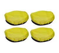 PATIKIL 7" 18cm Morbido Diffusore Lampada Copertura, 4pz Tessuto Diffusore Strobo Riflettore Lampada Calzino per Flash Luce Bellezza Piatto Fotografia Studio, Giallo