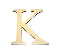 PATIKIL 7,87 Pollici Adesivi Da Parete Alfabeto 3D Acrilico Specchiato Lettera K Autoadesivi Decorazione Casa Insegna Lettera Adesivo Artistico Per Decorazione Casa Fai Da Te Oro Chiaro