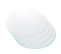 PATIKIL 70mm/2.8" Vetrino Da Orologio, 4 Pezzi Coperture Ad Arco Smussate Con Bordi Lisci E Alta Trasparenza Per Becher E Matracci, Custodie Per Evaporazione, Materiale Da Laboratorio