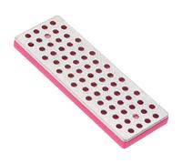 PATIKIL 70mm 500 Grana Fine Sci Snowboard Diamante Pietra Sci Bordo Affilatore Diamante Bordo Lime Snowboard Pietra Dentellata Fucsia