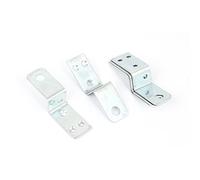 PATIKIL 70x20mm Scaffale Z Angolo Angolo Braccio, 5pz Piatto Angolo Staffa per Mobili