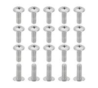 PATIKIL 8#-32x1/2" Viti a Croce, 20Pz Viti per Legno Unc Phillips Croce Acciaio Inossidabile 304 Bullone Viti a Testa Cilindrica a Croce per Pale Ventilatore a Soffitto