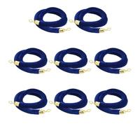 PATIKIL 8 Pezzi Cordone Velluto Blu Per Transenne, 5 Ft Cordone Barriera Controllo Folla Con Ganci Acciaio Inossidabile Dorato Per Eventi Tappeto Rosso Cinema Inaugurazioni Attività