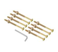PATIKIL 8 Pezzi Viti Per Letti A Castello M6 X 90mm Colore Zincato