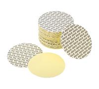 PATIKIL 80mm/3.12" Schiuma Coperchio Rivestimento, 50pz PS Schiuma Resistente Manomissione Pressione Sensibile Sigillo con Antipolvere Carta Retro per Bottiglia Tappo Rivestimenti Sigilli