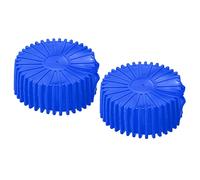 PATIKIL 80mm Protezione Manometro Stivali, 2pz Collettore Manometri Refrigerante HVAC Pressione Manometro Copertura per Aria Condizionatore Manutenzione, Blu