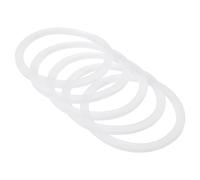 PATIKIL 86mm cerchio Tenuta Silicone Bocca Larga 10 pz Guarnizioni Riutilizzabili No Perdita per Barattolo Tappi Mason Traslucido