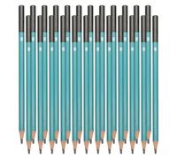 PATIKIL 8B Matite Da Disegno Per Schizzi, 24PCS Matite Per Disegno Artistico Grafite Legno Pre-affilate Per Artisti Di Disegno Schizzi, Esagonali, Ricarica Nera, Asta Verde/Nera