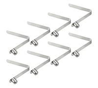PATIKIL 8x6.5mm Kayak Pagaia Scatti, 8pzMorsetti a Molla per Kayak Clip per Palo della Tenda Acciaio Pulsante Cavo Blocco per Pagaia Campeggio Tenda Palo