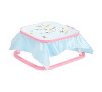 PATIKIL 9.4" x 8.7" Telaio Per Ricamo Quadrato Con Supporto, Regolabile ABS Plastica Supporto Per Ricamo A Mani Libere 2 Livelli Porta Telaio Per Cucito Artistico Ricamo, Rosso