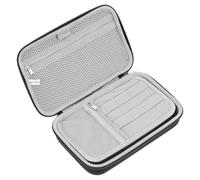 PATIKIL 9 x 5.7 Inch Custodia Organizzatore Elettronico 1 Pezzo Custodia Rigida EVA Impermeabile per Cavi Borsa Viaggio per Multimetro Digitale Cavo Fotocamera Caricatore Auricolari Nero