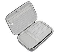 PATIKIL 9 X 5.7 Pollici Custodia Organizzatrice Elettronica 1 Pezzo Custodia Rigida EVA Impermeabile Per Cavi Borsa Organizzatrice Per Viaggi Custodia Portatile Per Caricatore Grigio Scuro