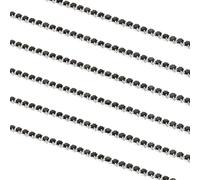 PATIKIL 90 Iarde Cristallo Strass Chiudi Catena Taglia, 1 Rotolo 2mm Taglio Artiglio Catena Corda per Artigianato Gioielli Fai-da-te Cucito, Nero