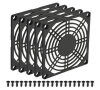 PATIKIL 92mm Griglia Filtro Ventola per Computer con Viti, 5 Confezione Custodia Antipolvere Rete Protezione Griglia Ventilazione Telaio Plastica ABS per Computer Ventola, Nero