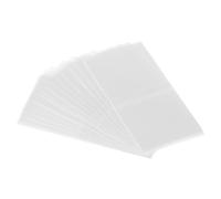 PATIKIL 98x50mm Fascette Termorestringenti Perforate in PVC, 500pz Pellicola termoretraibile per Bottiglie Barattoli Lattine Scatole Adatte per Diametro Tappo 2,28 a 2,4", Trasparenti
