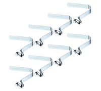 PATIKIL 9x8mm Kayak Pagaia Scatta, 8pz Morsetti a Molla per Kayak Clip per Palo della Tenda Acciaio Pulsante Cavo Blocco per Pagaia Kayak Pagaia Tenda, Blu