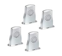 PATIKIL Acustico Chitarra Umidificatore Chitarra Strumento Suono Foro Umidificatore con Scatola Argento 4pz