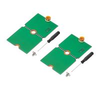 PATIKIL Adattatore Esteso M2 NVME SSD Per Trasferimento 2242, 2Pcs Adattatore Estensione M.2 Cambia Dimensioni Lunghe Con Cacciaviti Per Ufficio Casa Internet Cafè, Verde
