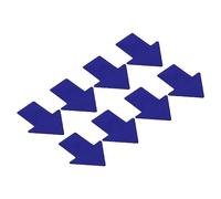 PATIKIL Adesivi Freccia, 8pz Segnaletica Direzionale Cartello Smerigliato Finitura Adesivo Rimovibile Pavimento Decalcomania per Pavimenti Muro Marcatura, Blu, 15 x 12 cm