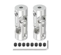 PATIKIL Albero Di Direzione Universale Rotabile Diametro Interno Da 2.3mm A 4mm, 2 Pz Giunto Universale Connettore Giunto Ad U Con Viti M3 Per Modelli Di Robot