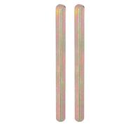 PATIKIL Albero Maniglia Pulsante Quadrato 85x5mm, 2pz Albero Maniglia Porta Ricambio Acciaio Carbonio Barra Albero Maniglia Ricambio Parti per Parte Maniglie Incastro, Oro