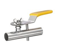 PATIKIL Ammortizzatore per condotto da 7/8", regolazione manuale in acciaio inossidabile 304, ammortizzatore del volume del flusso d'aria per ventilatori, aspiratori, cappe da cucina, sistemi di