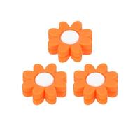 PATIKIL Ammortizzatori per Racchette da Tennis, 3 Pezzi di Morbido Silicone per Ridurre Le Vibrazioni della Racchetta da Tennis, Arancione