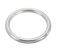 PATIKIL Anelli Metallo da 3" Anelli Acciaio Inossidabile 316 Anelli 10x80mm | O Multiuso Grado Marino, Anelli Rotondi Saldati, per Macramè Artigianato Fai da Te Ferramenta Cintura
