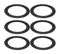 PATIKIL Anelli Stupidi ID 3,39", OD 4,72", 6pz Anelli Stupidi Metallo Copertura Luce Incasso per Apparecchi Soffitto, Parete, Illuminazione Led, Finitura Opaca Nera