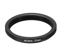 PATIKIL Anello di Riduzione Metallico da 40.5mm a 37mm, Anello Adattatore Filtro Obiettivo Fotocamera Anello Adattatore Filtro Alluminio per Paraluce Obiettivo Fotocamera Obiettivo, Nero