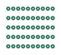 PATIKIL Anello O-Ring Gomma Fluorurata 4mm OD x 1mm ID x 1,5mm Larghezza, 50pz Sostituzione Guarnizione Tenuta FKM Metrica per Guarnizioni Idrauliche Valvole Tubi Rubinetti, Verde