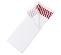 PATIKIL Asciugamano Caddy Grande 22" x 44", 1pz Asciugamani da Golf Stile Caddie in Cotone per Borse da Golf Golfisti Tour Player Club, Bianco-Rosso