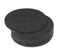 PATIKIL Base Feltro Lampada di Diametro 3.5", 10pz Spessore 2mm,Rotondo Morbido Adesivo Antiscivolo Feltro Retro Antigraffio Mobili Lampade Artigianali Fai-Da-Te, Colore Nero