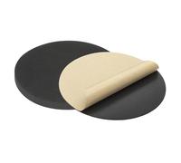 PATIKIL Base Lampada in Feltro da 8 Pollici di Diametro, Confezione da 5 Pezzi, Spessore 2Mm, Adesivo in Schiuma Eva Antiscivolo per Protezione Tappetino per Lampada Fai da Te, Nero